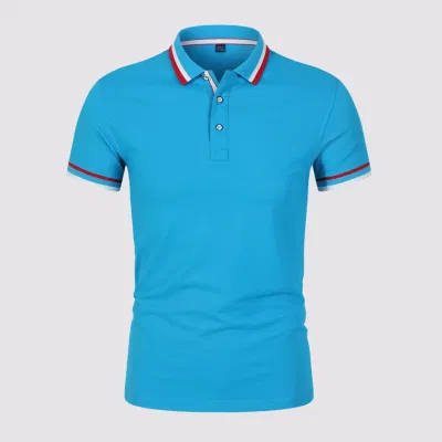 Benutzerdefiniertes Poloshirt mit bedrucktem Logo, hochwertige 100 % Baumwolle für Herren und Damen