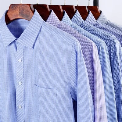 Maßgeschneiderte Arbeitshemden aus Baumwolle mit Kragen und langen Ärmeln aus Oxford-Stoff, formelle Bürohemden für Herren