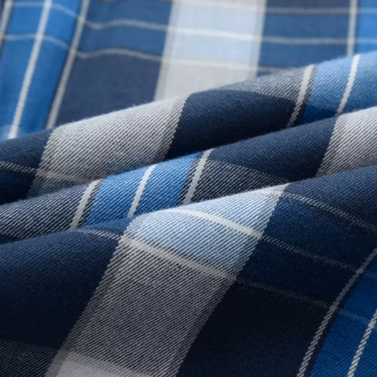 Großhandel Custom Designer 2023 Neue Herren Business Casual Kariertes Hemd Schlankes Herren-Langarmhemd